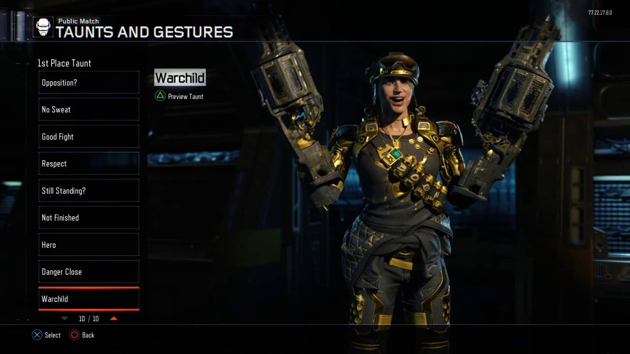 Black Ops III All 18 NEW EPIC TAUNTS. World first on youtube who have all?!?!