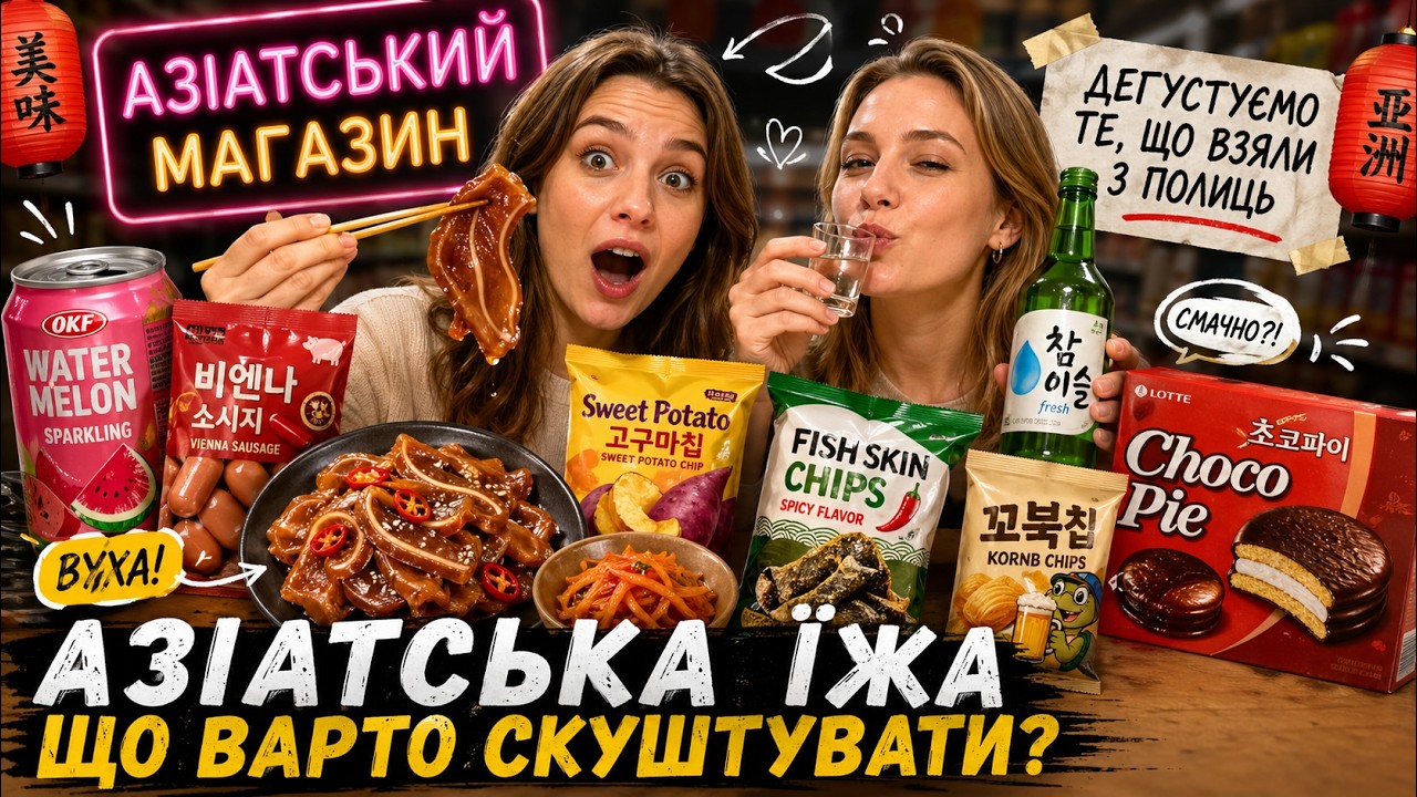 Азіатський магазин знову дивує — дегустуємо те, що взяли з полиць