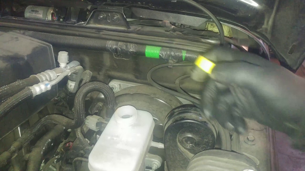 Brake bleeding 2018 Jeep Wrangler, do the same on all wheels.