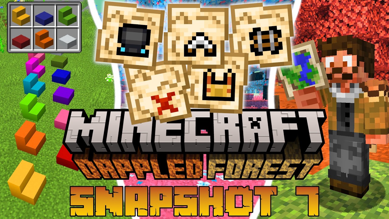 Minecraft: CO NOWEGO? BETONOWE SCHODY i P&Oacute;ŁBLOKI! Mapy Do ANCIENC CITY i Piramid! [26.3: Snapshot 7]