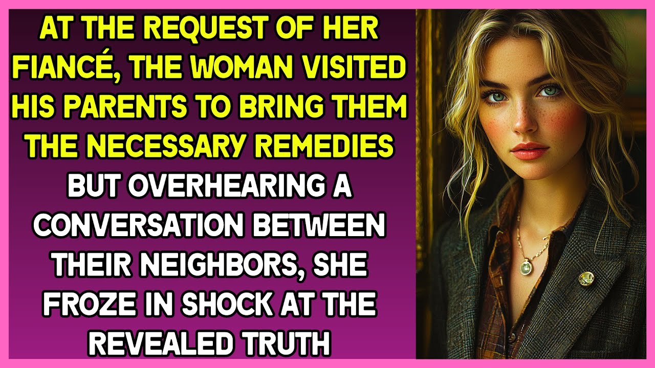 A woman overhears a conversation between her fiancé's neighbors and is shocked to discover the truth