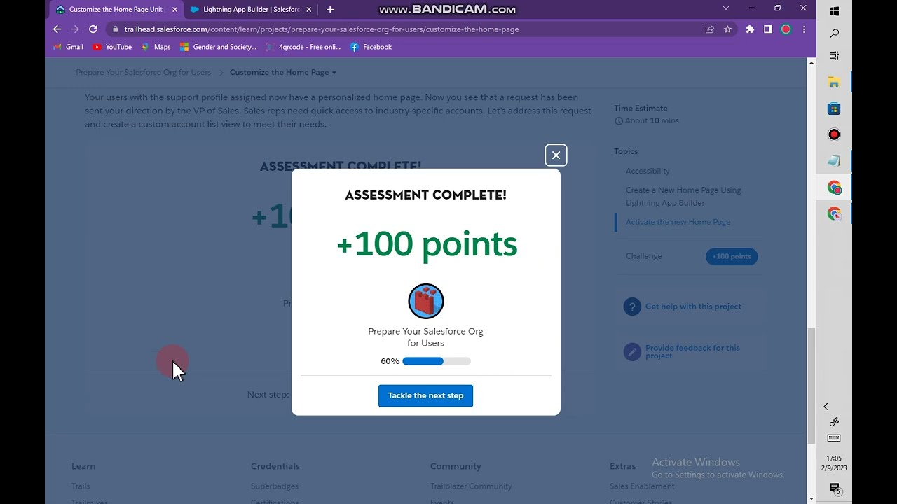 Customize the Home Page | Prepare Your Salesforce Org for Users Salesforce Trailhead