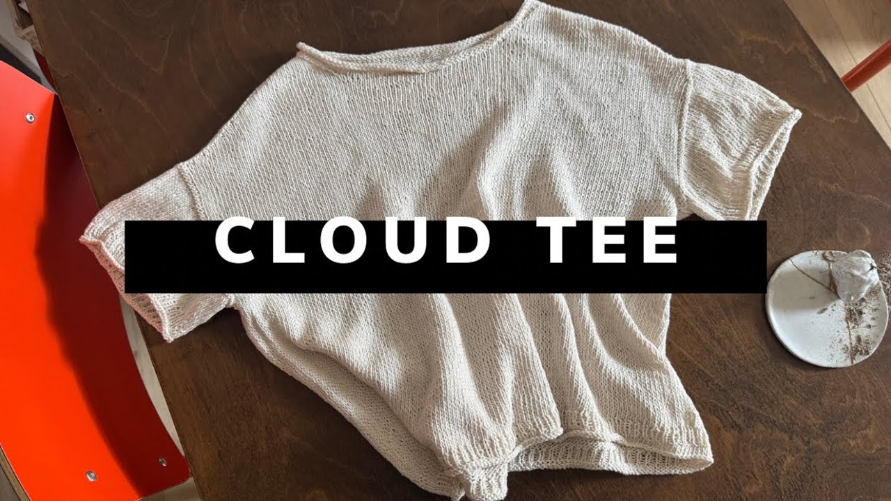 봄과 여름 사이, 구름을 닮은 클라우드티 ☁️ | 도안 오류 & 아디 사각바늘 후기