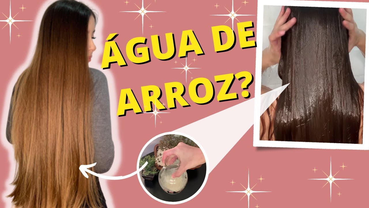 ÁGUA DE ARROZ NO CABELO | Como usar