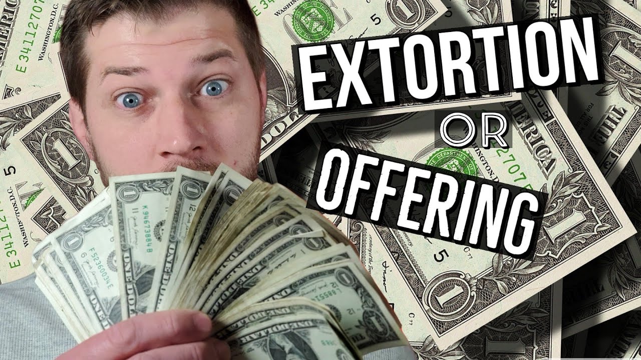 Does the Church just want Money? ||  Exodus 25 :1- 9