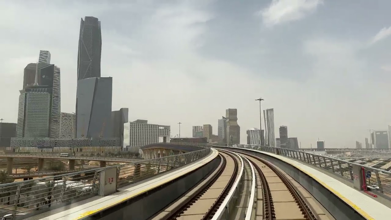 Riyadh Metro : Al Murooj station to KAFD station ( Blue line )
