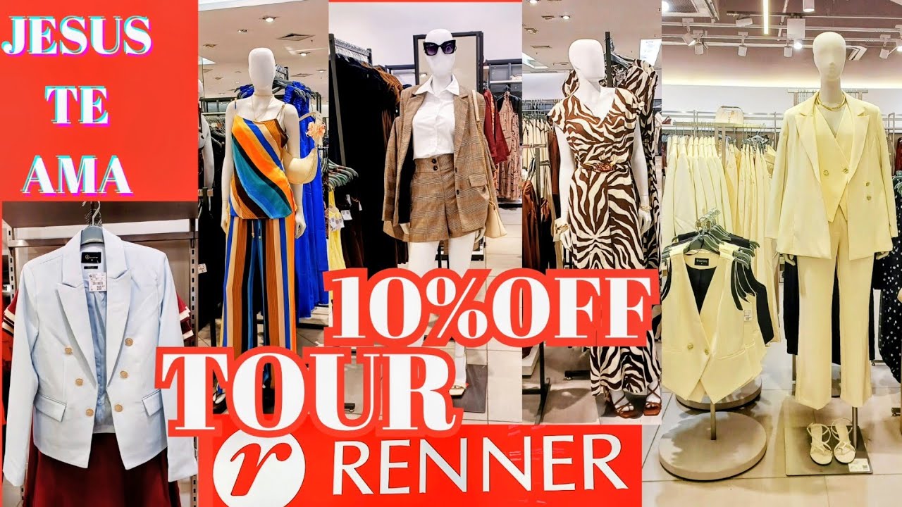 TOUR EM DUAS LOJAS DA RENNER 10%OFF COM MUITAS NOVIDADES #tour 