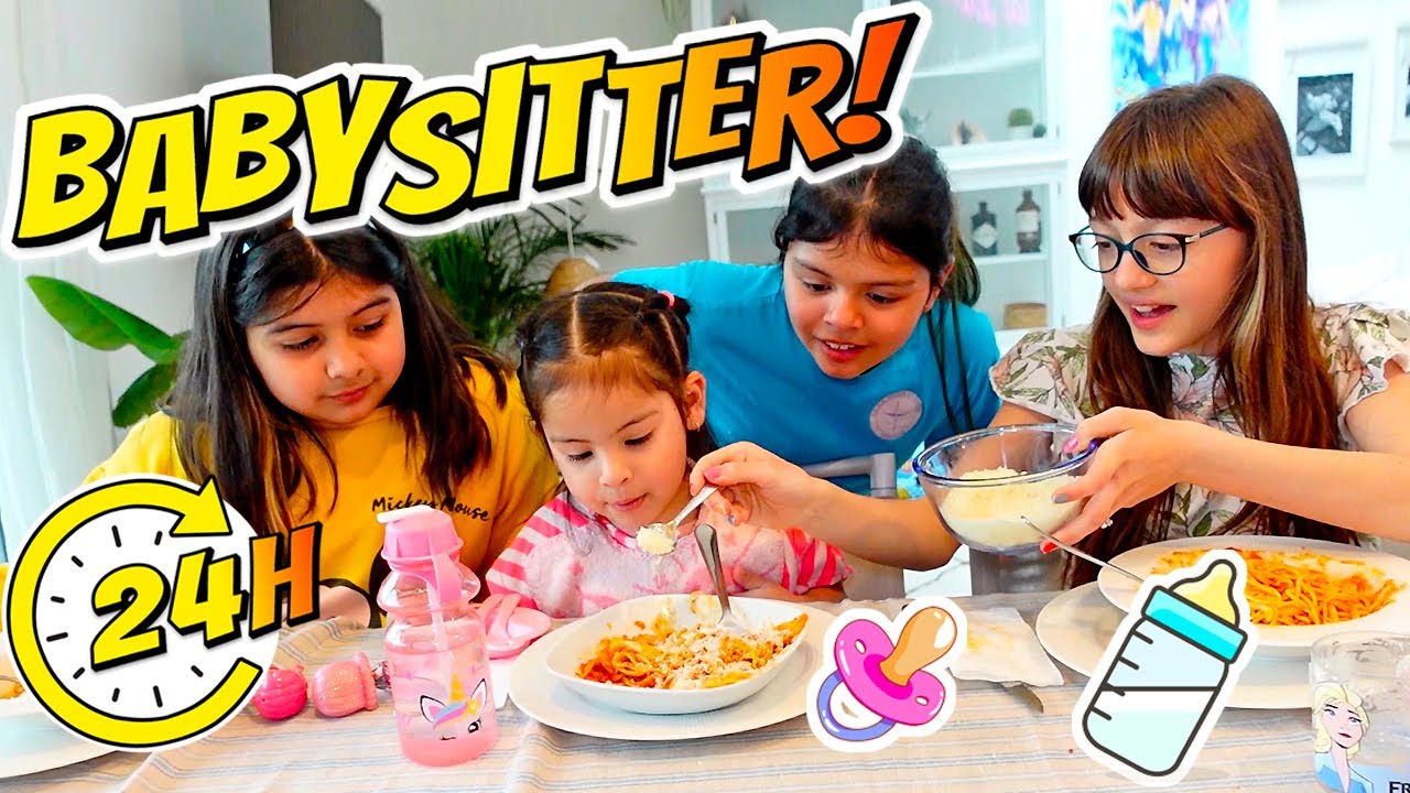 SOFI BABYSITTER PER 24 ORE della PICCOLA BEBÈ ALICE la sorellina di ARI e ALESSIA