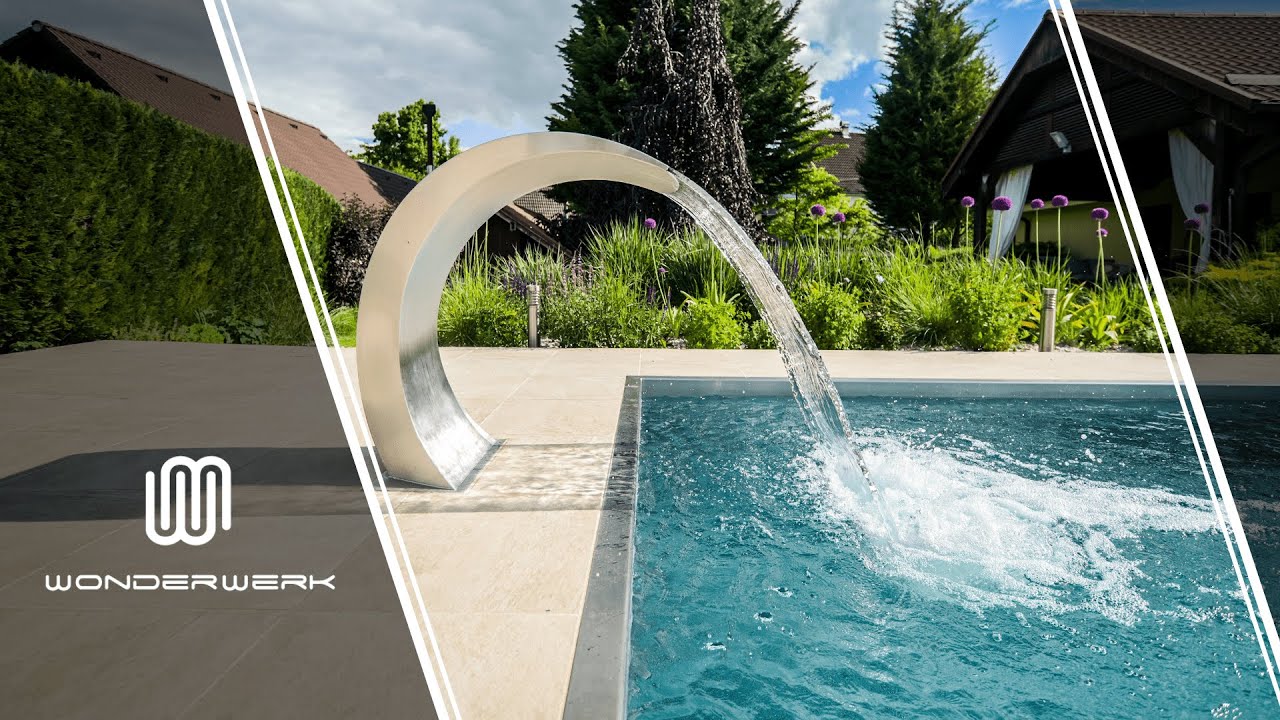 Z&aacute;hradn&yacute; nerezov&yacute; baz&eacute;n so skimmerom na mieru - Wonderwerk