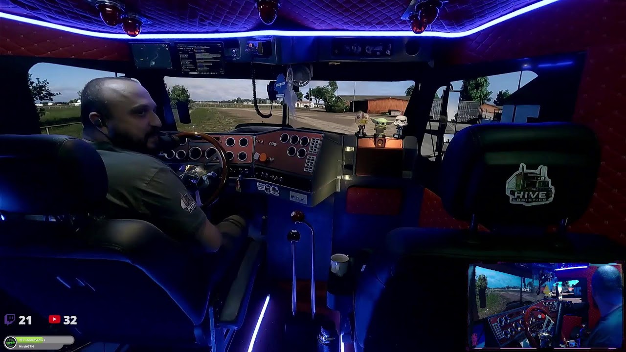 Freightliner XL Cattle Haul Adventure LIVE | DIY Rig ATS