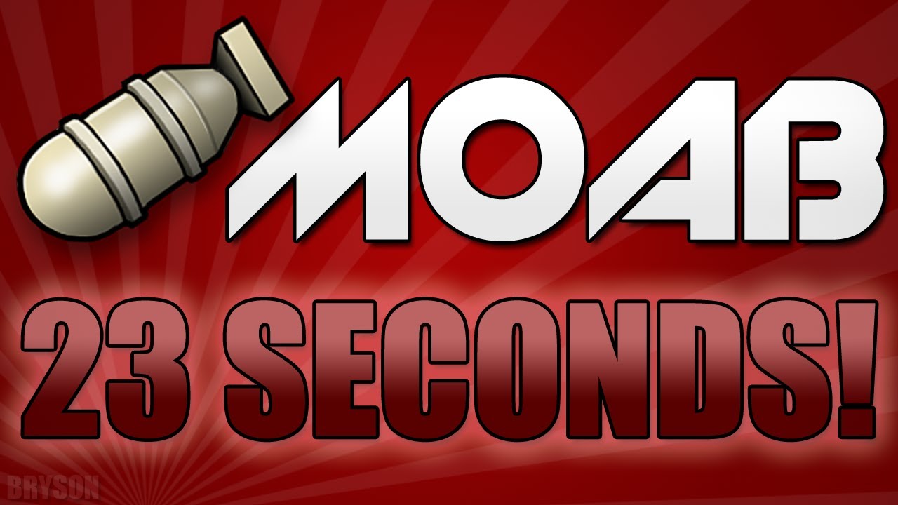 HOW TO GET A FAST MOAB! 23 SECONDS! (Worlds 2nd Fastest MOAB MW3)