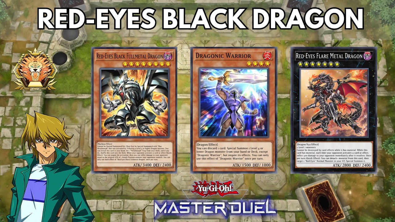 BEST Red-Eyes Black Dragon - Dragonic Warrior IS INSANE! Cooking META | Yu-Gi-Oh Master Duel