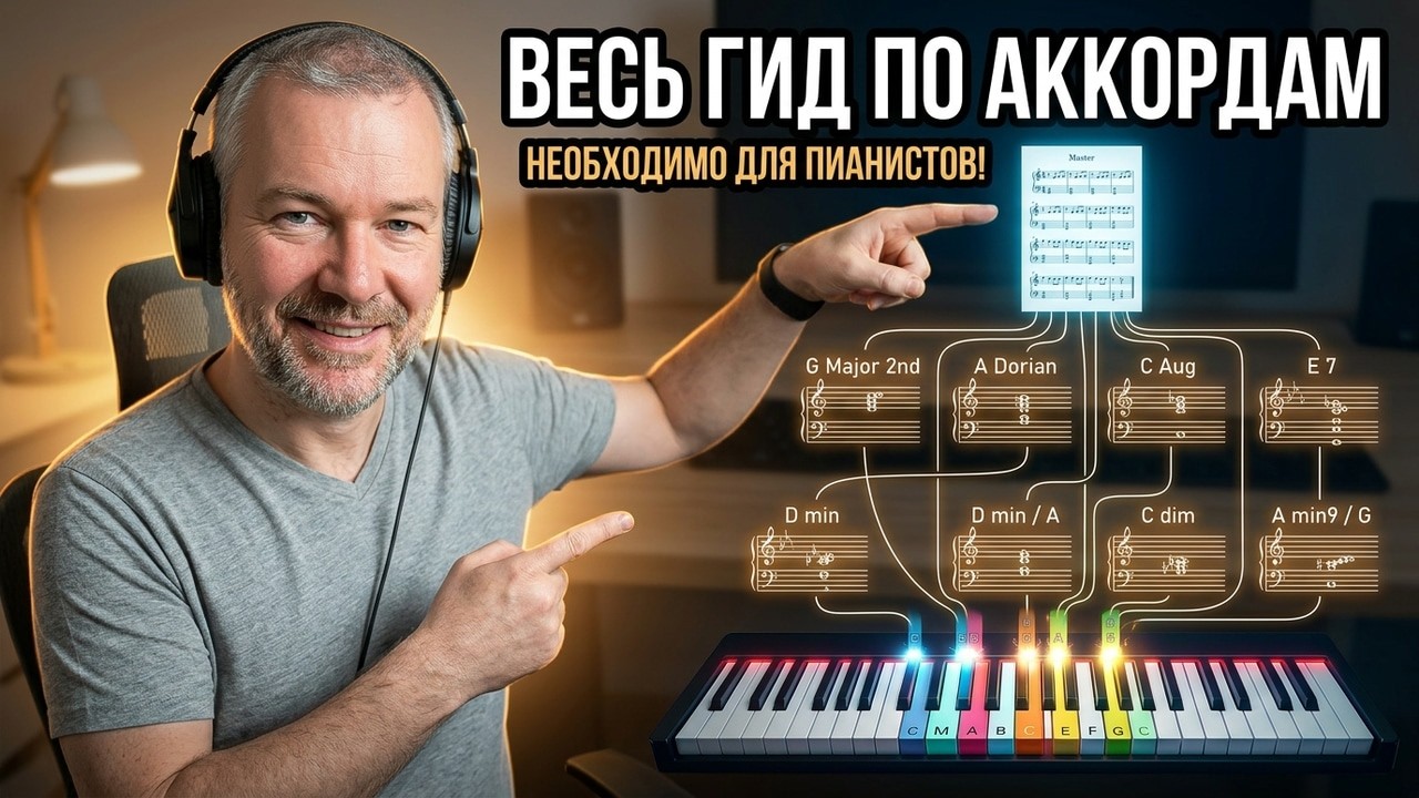 Полное руководство по фортепианным аккордам, необходимое каждому пианисту.