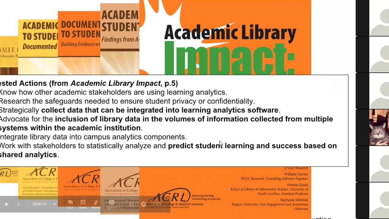 ACRL ISMLC: Critical Assessment Practices: A Discussion on When and How to Use Student Learning Data