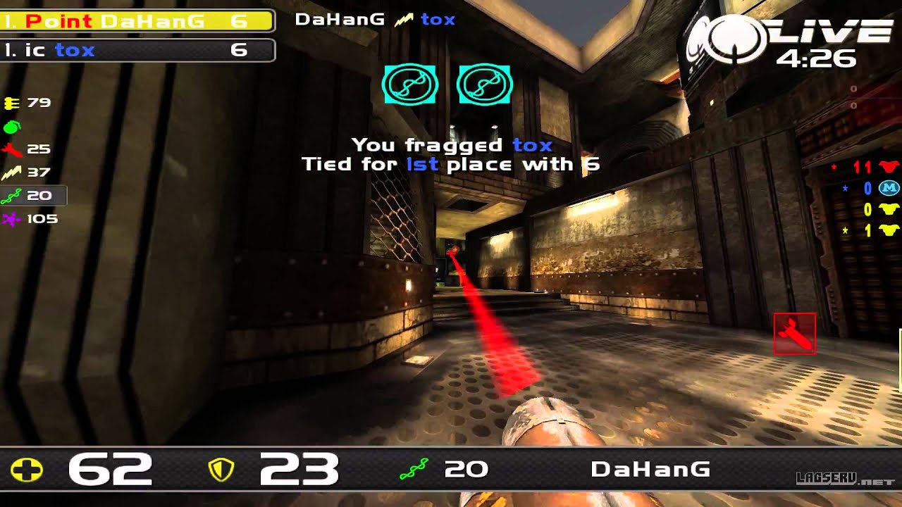 DaHanG vs tox (both POVs) - Quakecon 2014 Semifinals (Quake Live VOD)