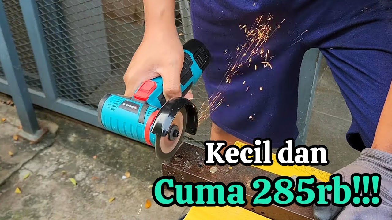 ini nih yang paling pas buat rumahan!! || gerinda cordless mini 12 v Ironhoof