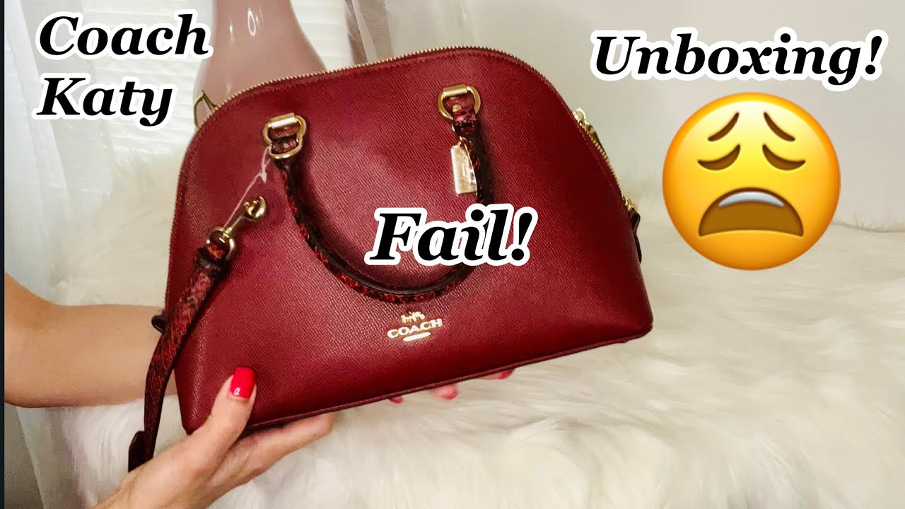 FAIL UNBOXING! COACH KATY SATCHEL #unboxing2022