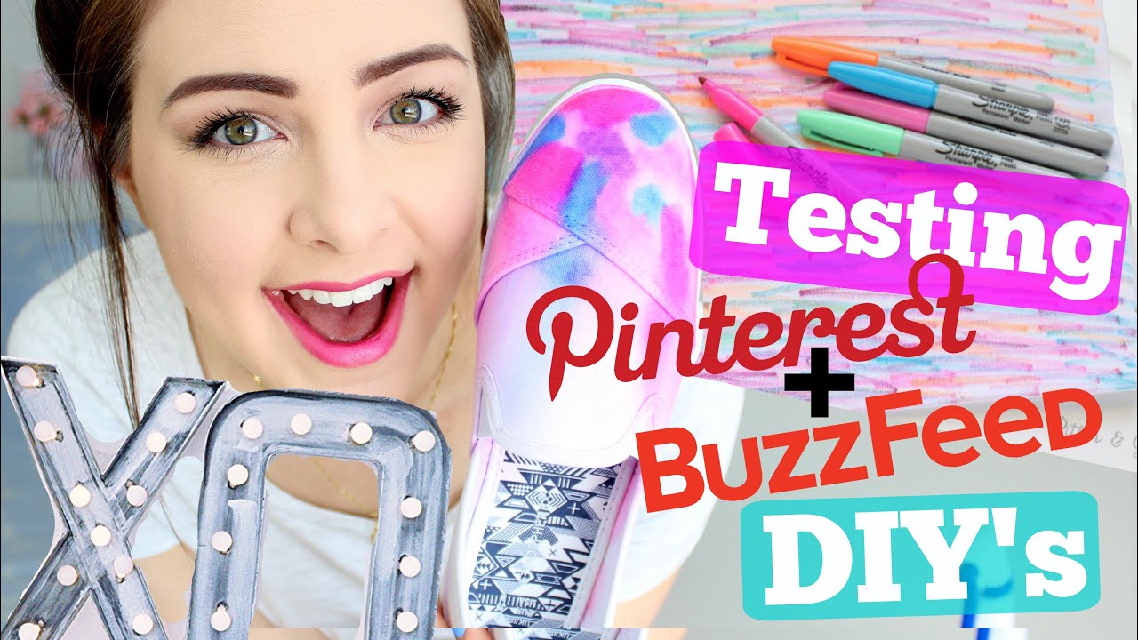 Testing Pinterest and Buzzfeed DIY's !!