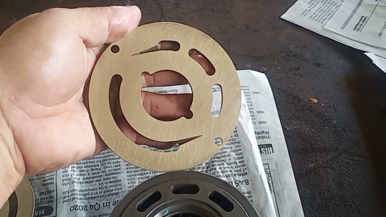 Lapping of hydrolic pump parts