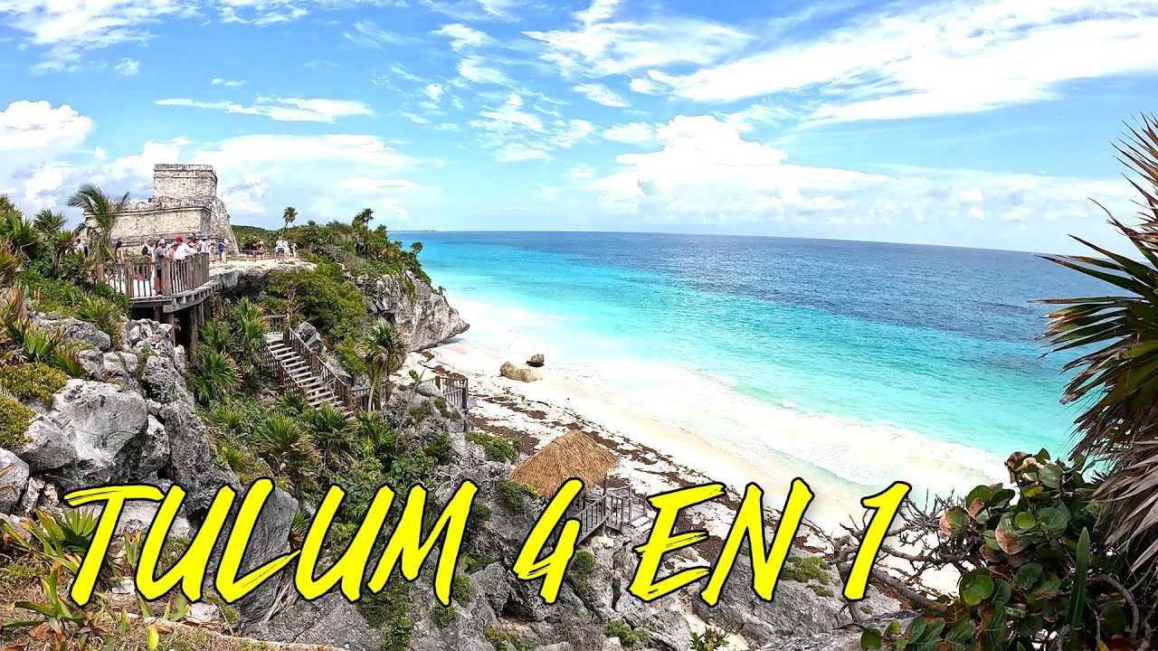 🔴TOUR TULUM 4 EN 1🌴TULUM, COBÁ, CENOTE, PLAYA DEL CARMEN🏖️
