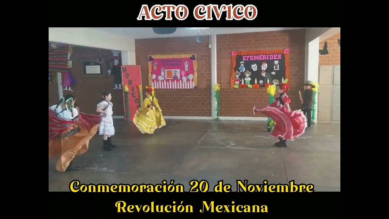 ACTO CIVICO - CONMEMORACIÓN DEL 20 DE NOVIEMBRE 