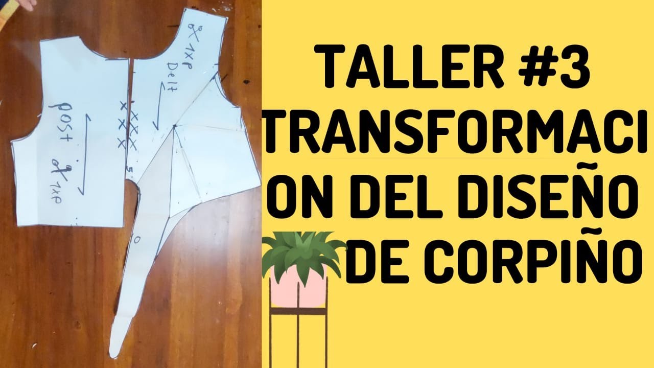 Como  hacer la transformacion del patron corpiño para hacer una blusa con un nudo en la cintura