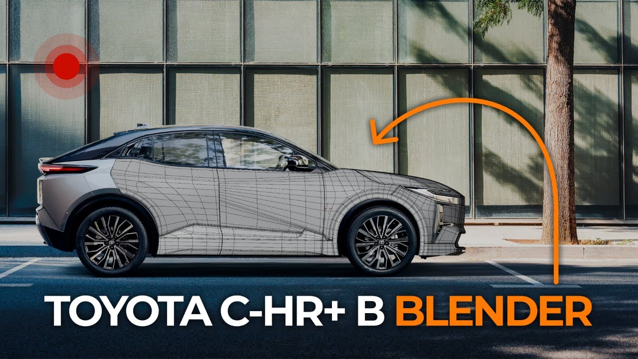 Создаем Toyota C-HR+ #3 | В Blender 3D