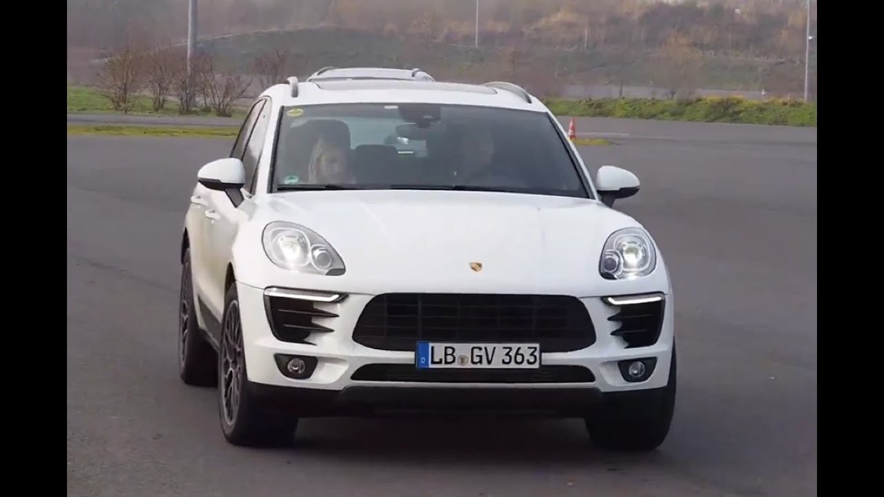 Riding shotgun in the new 2015 Porsche Macan SUV on road and off road