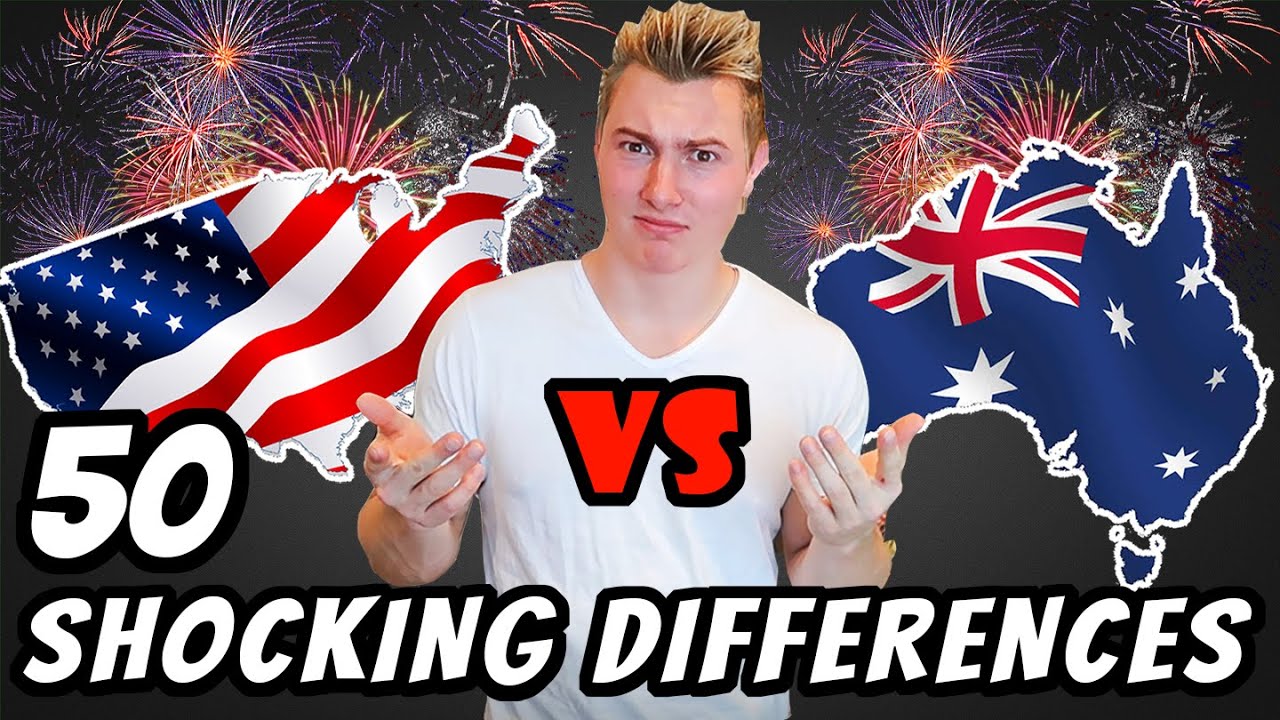50 More DIFFERENCES Between AMERICA and AUSTRALIA