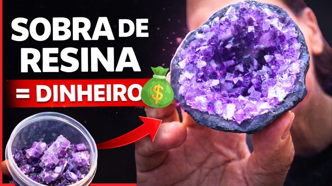 GEODO COM SOBRA DE RESINA: TRANSFORME RESTOS EM DECORAÇÃO LUCRATIVA | CRAFT TV