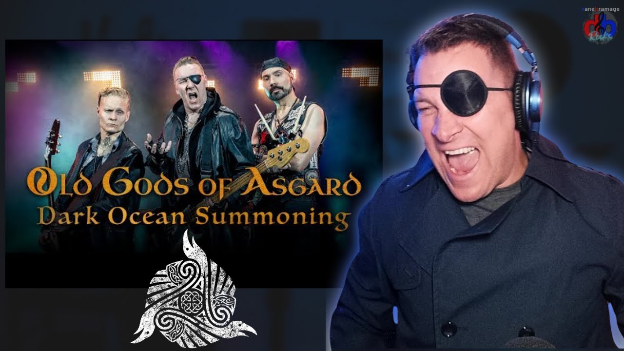 Old Gods of Asgard - Dark Ocean Summoning (Official Lyric Video) 🇫🇮 REACTION!