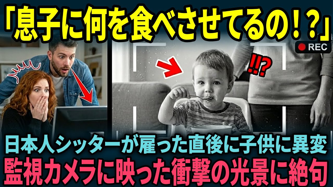 【海外の反応】日本人ベビーシッターに不信感を抱いていたイギリス在住の夫婦が仕方なく依頼→「日本人なんて雇うんじゃなかったわ！！」監視カメラに映っていた子供の変貌ぶりに絶句した理由【日本賞賛】
