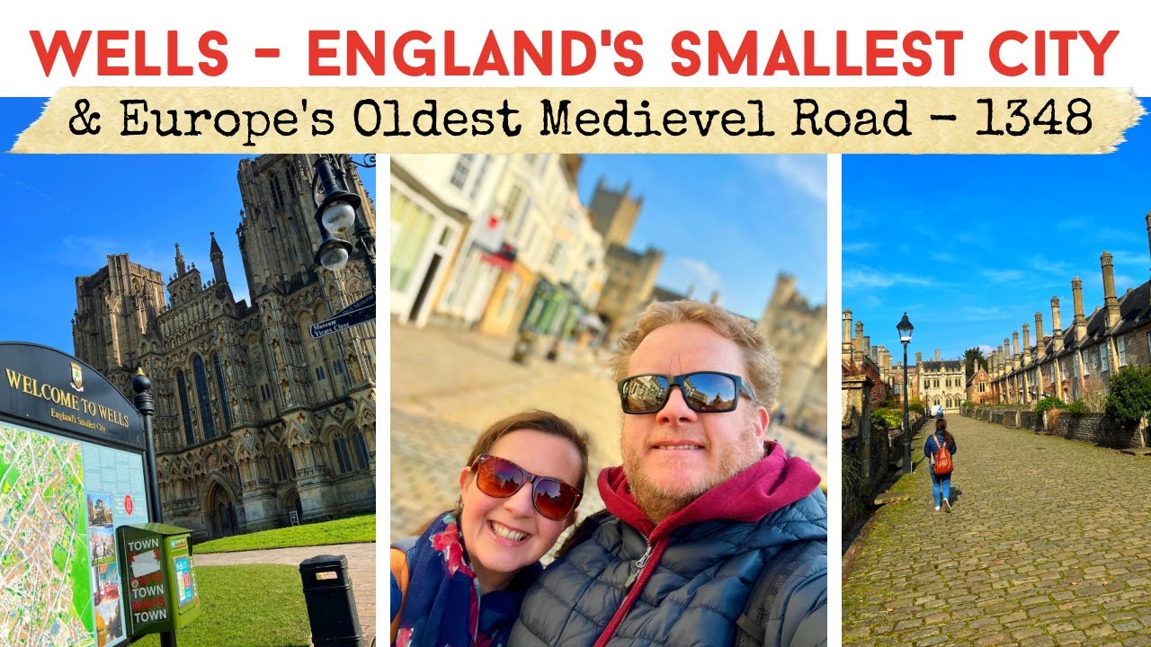 ENGLAND'S SMALLEST CITY - Wells, Somerset | Europe's Oldest Medieval Road | Hot Fuzz Film Locations