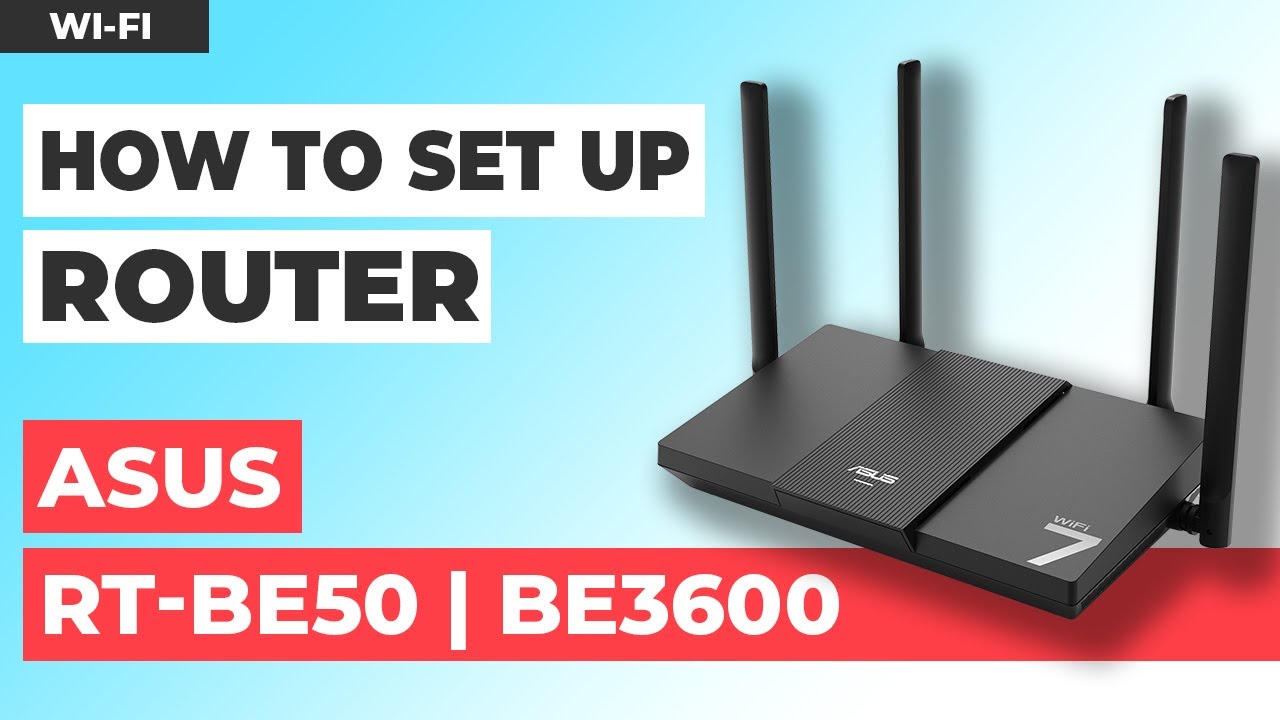 ✅ Как настроить ASUS RT-BE50 | Как настроить WiFi-роутер ASUS BE3600