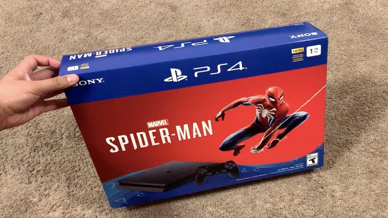 PS4 (SPIDER-MAN) CONSOLE UNBOXING! Playstation 4 Black Friday Spider-Man Bundle