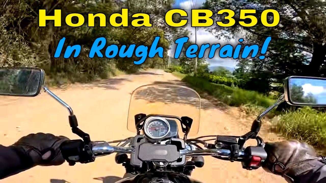Honda CB350 in Rough Terrain | P.O.V. Sound | #honda