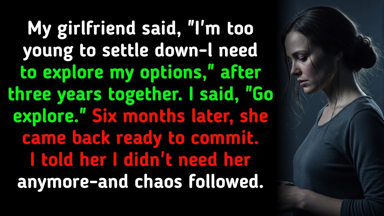 My girlfriend said, 