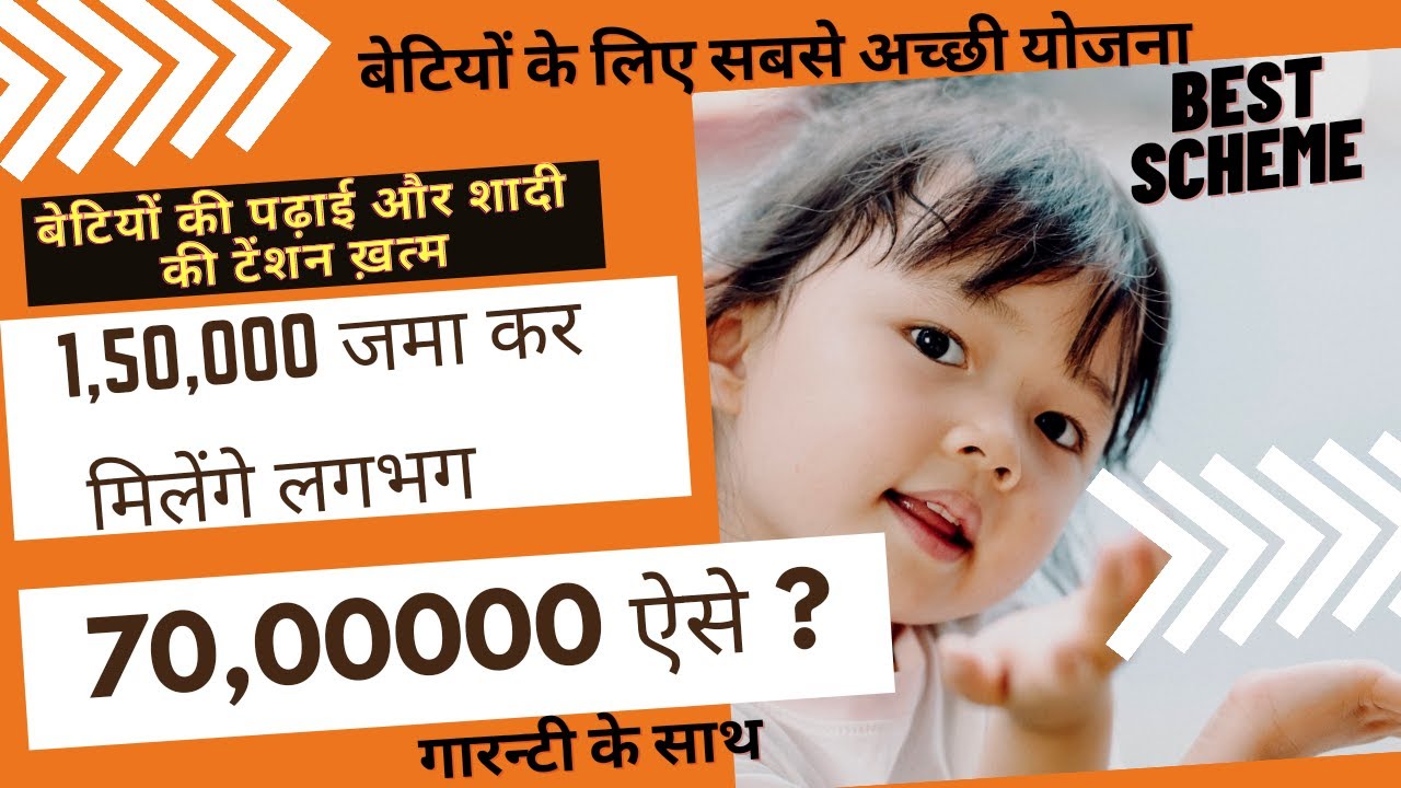 सुकन्या समृद्धि योजना ~ बेटी की पढ़ाई और विवाह की टेंशन खत्म | SUKANYA SAMRIDDHI YOJANA , BEST SCHEME