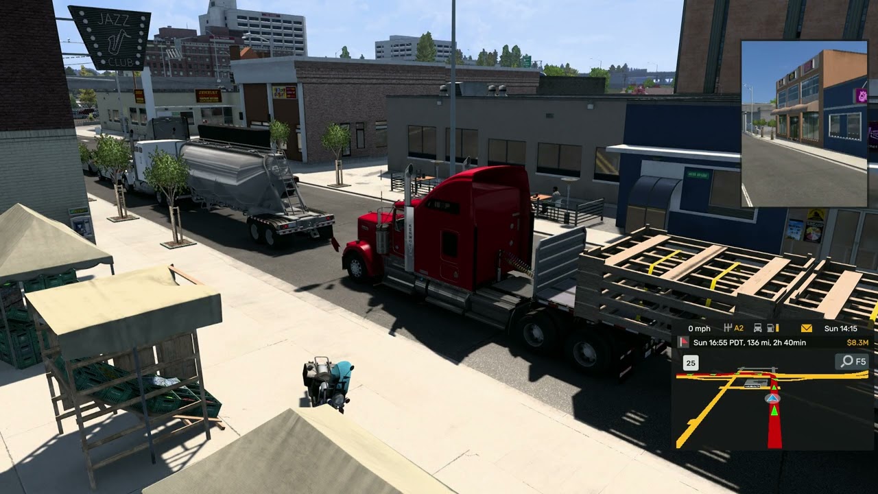 American Truck Simulator #37 Colville-Lewiston Industrial Pallets (No music, chill driving)