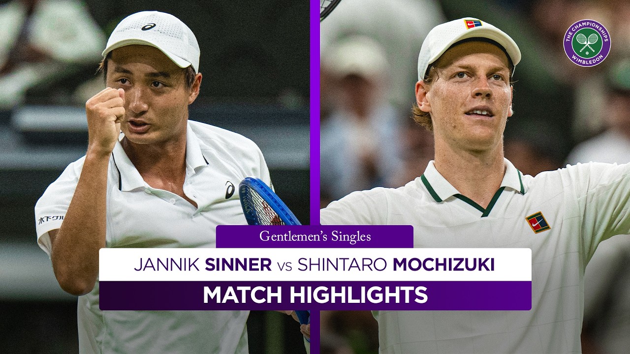 Valiant effort! 👏 | Jannik Sinner vs Shintaro Mochizuki | Highlights | Wimbledon 2026
