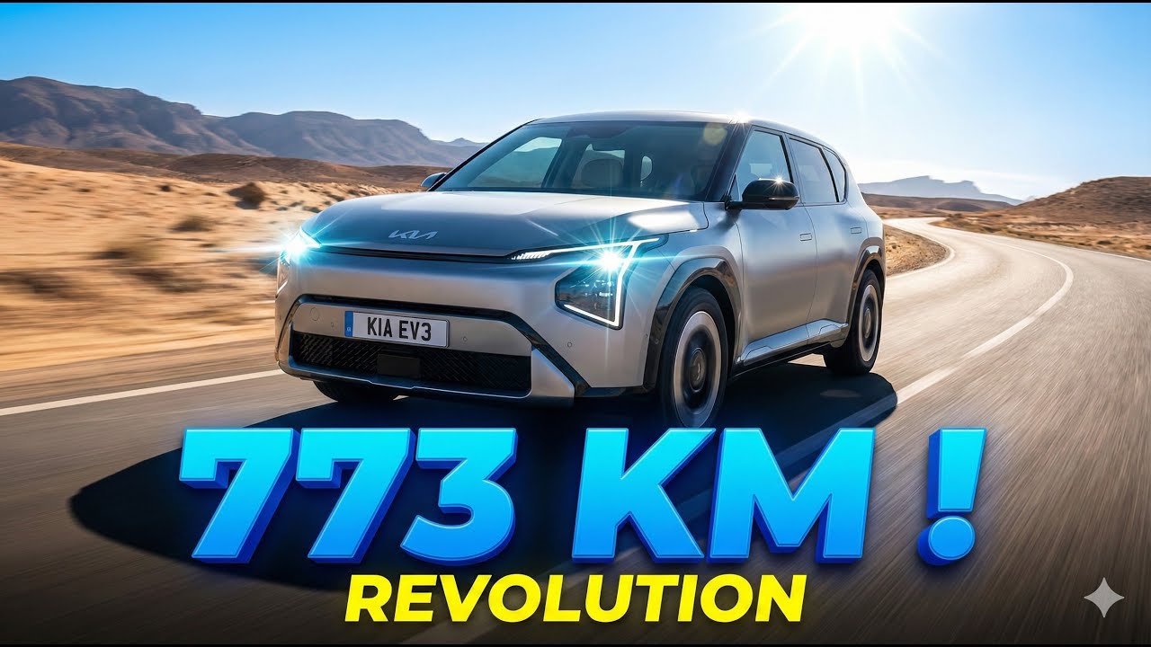 KIA EV3 : 773 KM d'Autonomie ?! La Révolution au Maroc 🇲🇦⚡