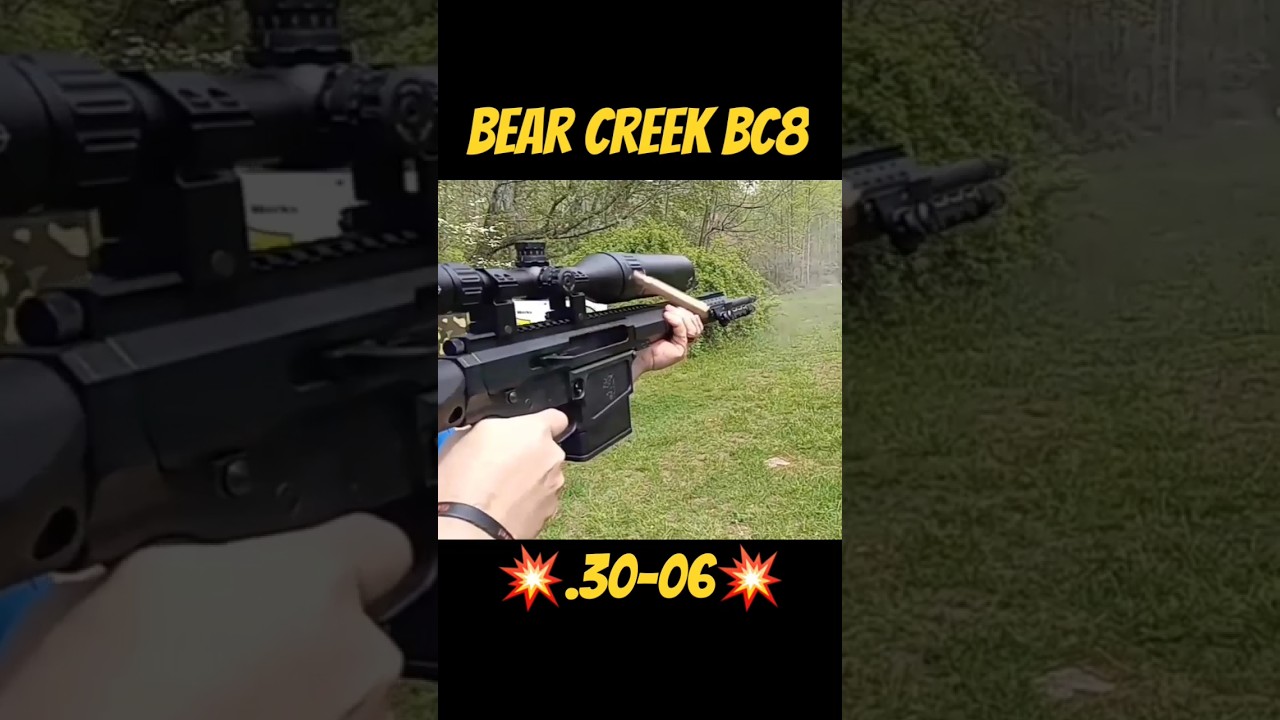 Bear Creek BC8 .30-06 #бах #стрельбище