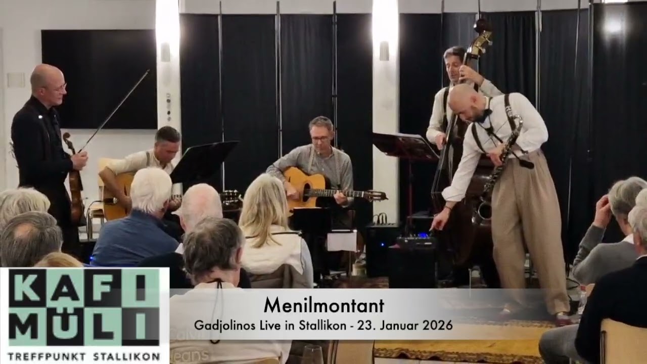 Gadjolinos Ensemble - Gypsy Swing Medley (Whispering, Menilmontant, Smile, Douce Ambiance)