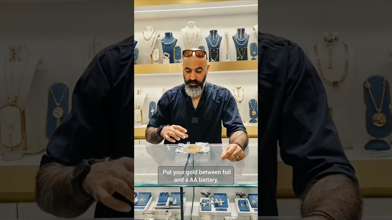 A trick to keep your gold safe  #gold #bazaar #diamond #safe #gold #ring #jewellery #bangles