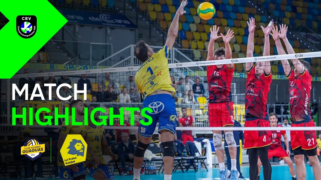 Highlights I Guaguas LAS PALMAS vs. VK Lvi Praha | Men CEV Champions League Volley 2026