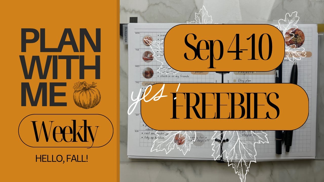 A Peek into My Weekly Planning Routine:  Tips and Tricks for a Stress-Free Week | freebie