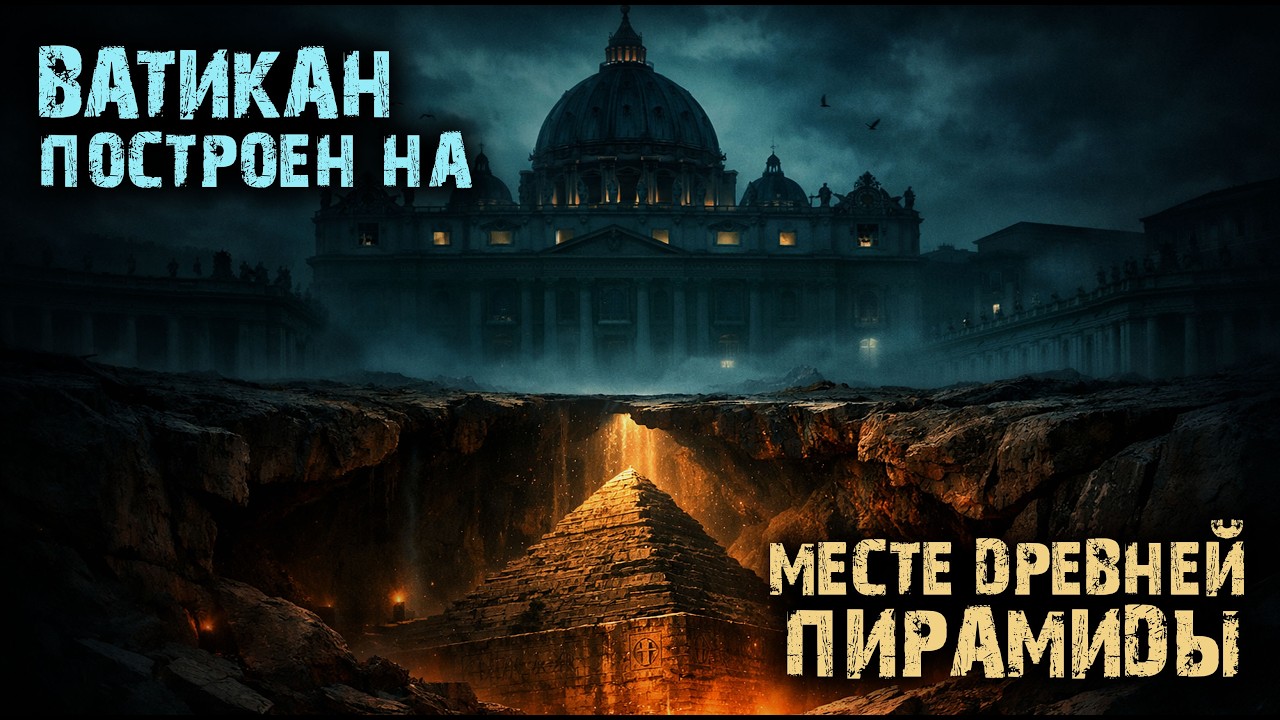Ватикан построен на месте древней пирамиды - факты!
