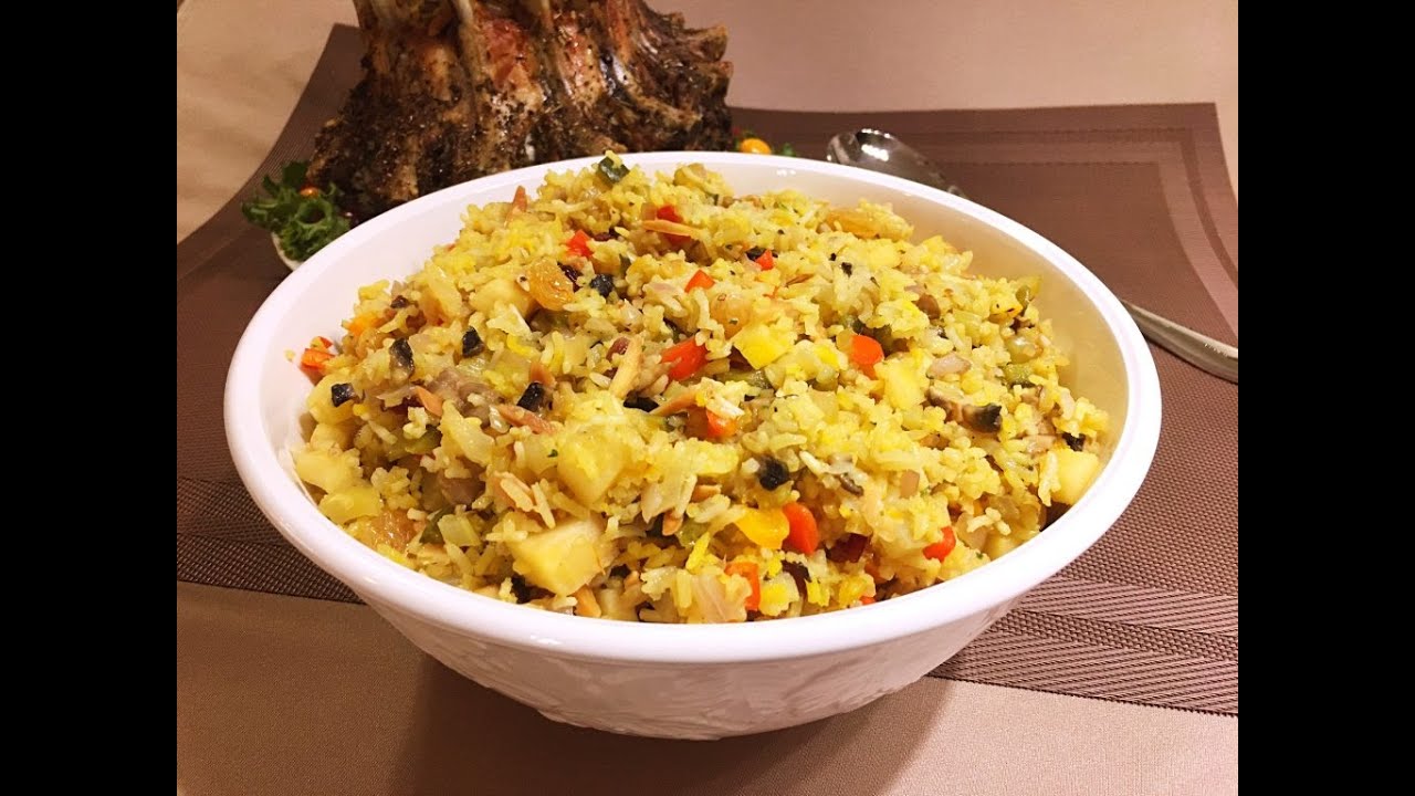 Saffron Rice Stuffing Recipe • An Elegant & Tasty Side! - Episode 499