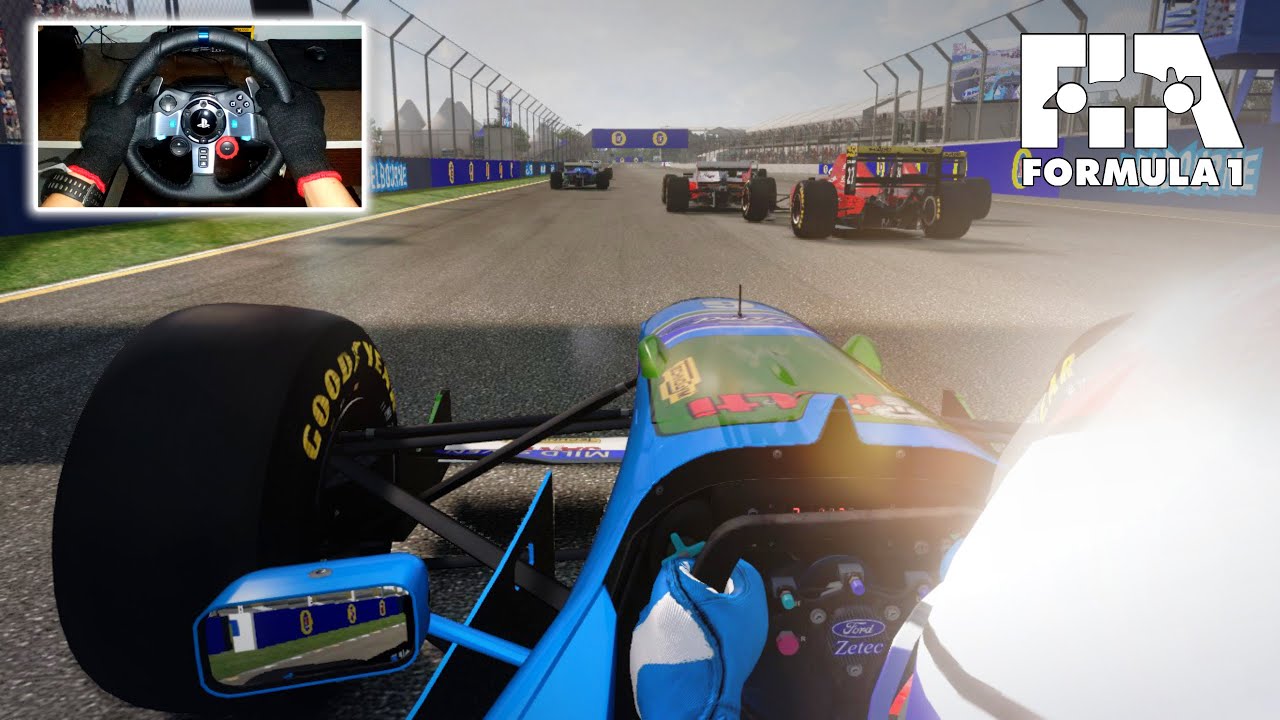Benetton B194 by Jos Verstappen | 1994 Australian Grand Prix | Logitech G29 Gameplay