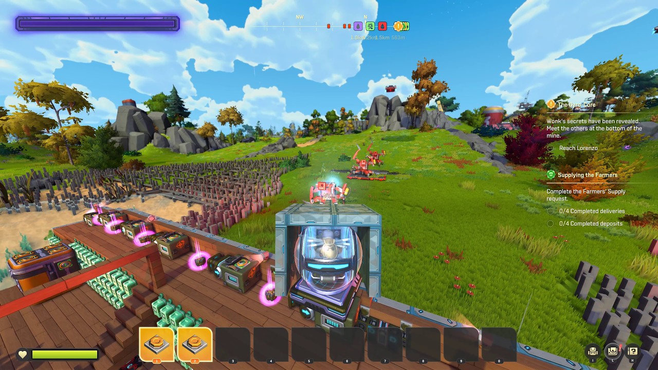 Full purple raid - Scrap Mechanic